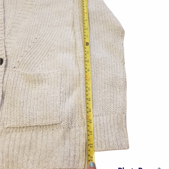 MYHAILYS drop shoulder textured cardigan.XL+ New never worn.Gray marl. O… - Picture 4 of 8